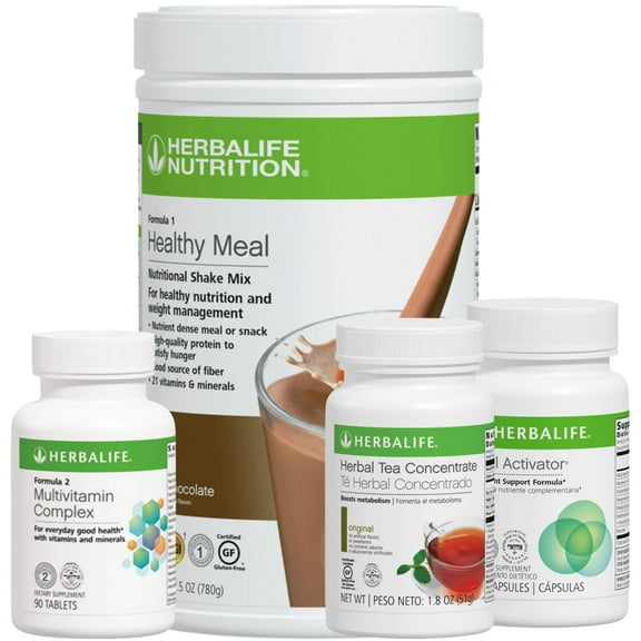 Herba life. Quickstart: Formula 1 Dutch Chocolate Flavor 27.5 Oz., Herbal Tea Concentrate Original Flavor 1.8 Oz., Cell Activator 60 Capsules and Multivitamin Complex 90 Tabs
