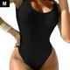 thumbnail image 4 of Advancent Mono de mujer, traje de baño de verano para tomar el sol, traje de baño de poliéster sin espalda, ropa de playa para mujer, ropa Traje de baño Negro METRO, 4 of 6