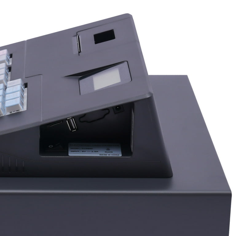 DENSET 38 Keys Electronic Cash Register POS System Black Thermal