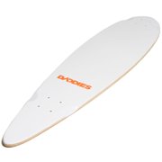 Daddies Logo Pintail Longboard Complete - White