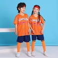 thumbnail image 3 of Hienoo Toddler Boy's Outfits Athletic Short Sleeve T-Shirt and Shorts Set Summer 2-Piece Set, 3 of 4