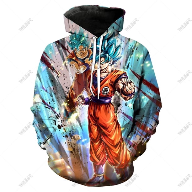 Nueva sudadera con capucha de Dragon Ball a la moda para primavera y otoño, camiseta de manga larga para niños, Top informal para niños, ropa para niños 2023 Hot100 zhangyuxiang CONDUJO