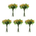 thumbnail image 1 of Flor artificial, 5 piezas de flores falsas, maceta colgante de interior al artificial para , jardín al , decoración de bo amarillo mayimx Flor de granada falsa, 1 of 9