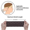 thumbnail image 4 of Lsque Gradient Butterfly Pattern Sweatbands Sports Headband for Men & Women - Moisture Wicking Athletic Cotton Terry Cloth Sweatband for Tennis, Basketball, Running, 4 of 9
