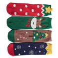 thumbnail image 1 of Christmas Stockings Thickened Warm Stockings for Wearing 4Pairs, 1 of 5