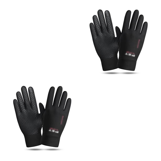 Yuarrent 1 par de guantes de ciclismo de invierno antideslizante pantalla táctil carreras montar al aire libre protectores portátiles de protección Type2 NO2 Yuarrent CBP180742