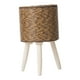 thumbnail image 4 of Maceta con soporte, maceta decorativa, decoración para el hogar, maceta estable, maceta para flores Café 33x16cm 3 Patas, 4 of 8