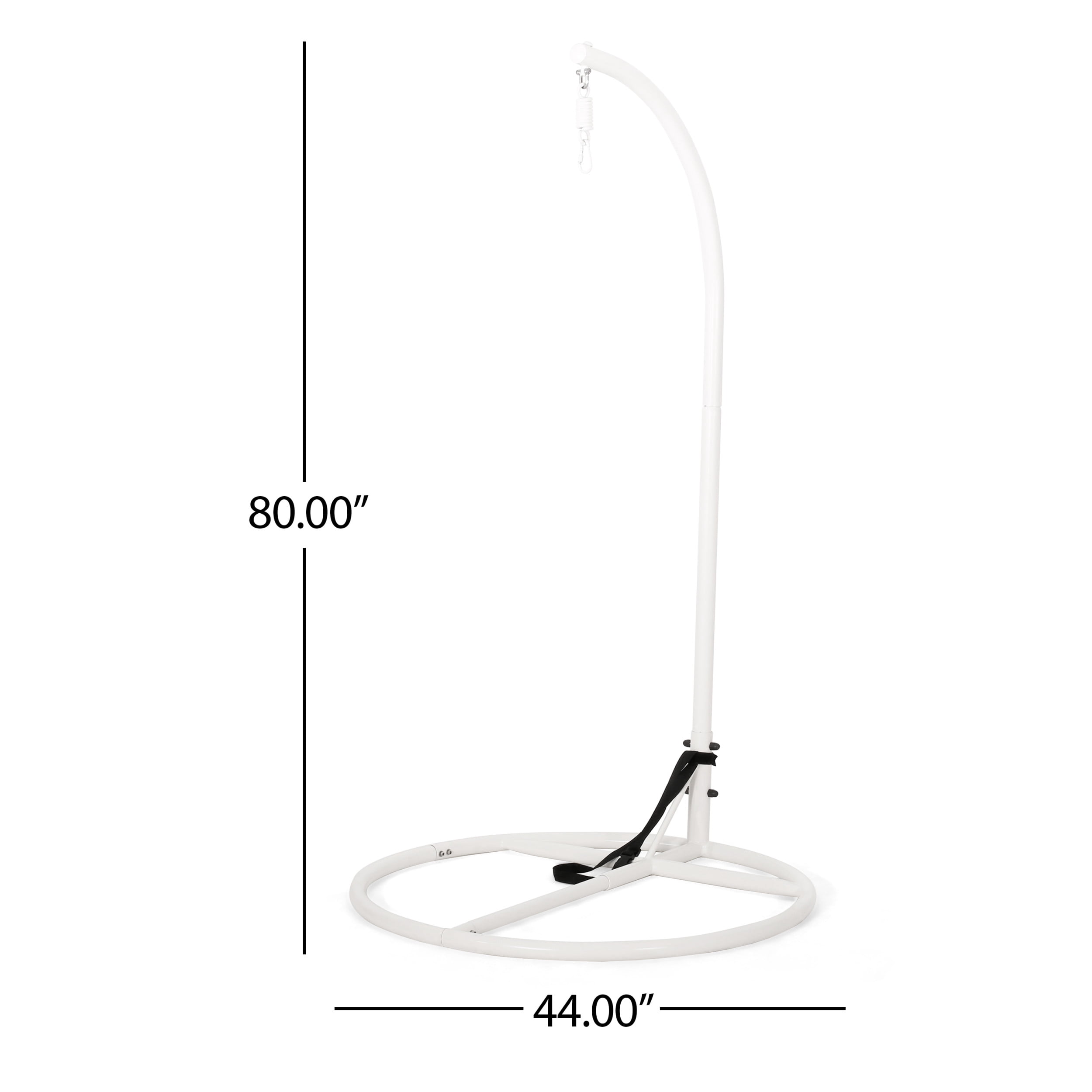 Magoffin Metal Indoor/Outdoor Hanging Chair Stand Only, White