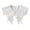 White Button, variant on Women's Navy Collar with Bow knot Tie Navy Neck Wear