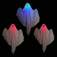 thumbnail image 6 of 23.5" Light Up Halloween Ghost Decorations - Glow in The Dark Hanging Ghosts for Outdoor Yard, Porch & Trees - Flying Ghost Decor for Haunted House & Scary Party Supplies, 6 of 6