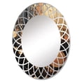 thumbnail image 2 of DESIGN ART Designart "Gold Grey Industrial Elegance II" Abstract Collages Modern Wall Mirror 24in.x36in., 2 of 4