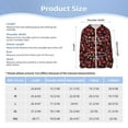 thumbnail image 5 of Cauagu Beautiful Maple Leaf Lantern Print Sun Protection Jacket for Teen,Full-Zipper Long Sleeve Sun Shirts with Pockets UV Hoodie Shirts Outdoor Athletic Jacket-X-Large, 5 of 7