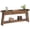 Dark Brown, variant on Fnova 70.9-Inch Sofa Console Table with 3 Drawers, 2-Tier Extra Long Farmhouse Entryway Table with Raised Baffle and Storage Shelves for Living Room, Hallway, Behind Couch