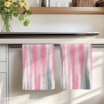 thumbnail image 7 of Pink Gray Kitchen Towels Set of 2, Contemporary Abstract Gradient Aesthetic Absorbent Dish Towels for Kitchen, Microfiber Hand Towel, Quick Drying Tea Towel for Cleaning Decorative Dishcloths, 7 of 7
