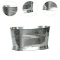 thumbnail image 6 of DOMELAY Ice Bucket Metal Beverage Drink Tub for Family Gatherings Chilling Juice Bar 32.6cmx17cm diameter, 6 of 9