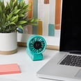 thumbnail image 2 of Mainstays 7 speed Rechargeable Handheld Portable Fan Teal, 2 of 5