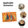 thumbnail image 5 of JOOCAR Autumn Forest Colorful Trees Linen Table Mats Set of 4 for Home Kitchen Table Decor 12x18 inch, 5 of 5