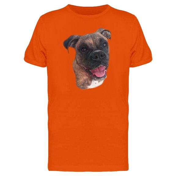 Boxer Dog Realistic Photo Tee Men's -Image by Shutterstock