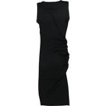 thumbnail image 2 of bar III Vestido Midi Vaina Fruncido para Mujer, Negro, XX-Pequeño, 2 of 2