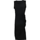 thumbnail image 2 of bar III Vestido Midi Vaina Fruncido para Mujer, Negro, XX-Pequeño, 2 of 2