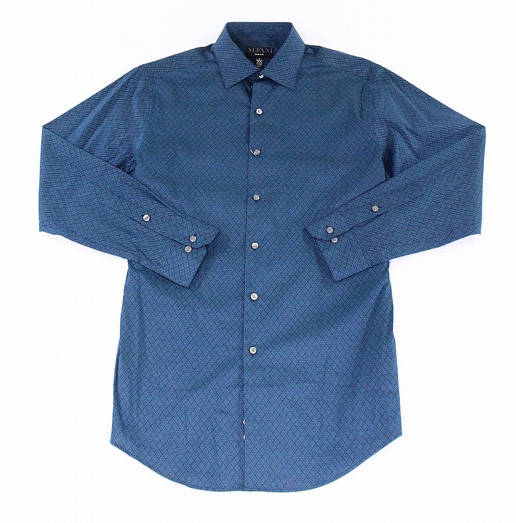 alfani men's dress shirts slim fit