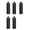 Black, variant on POYOGA Miniature Pills Organizer for Outdoor Enthusiast Medicine Container For Hiking