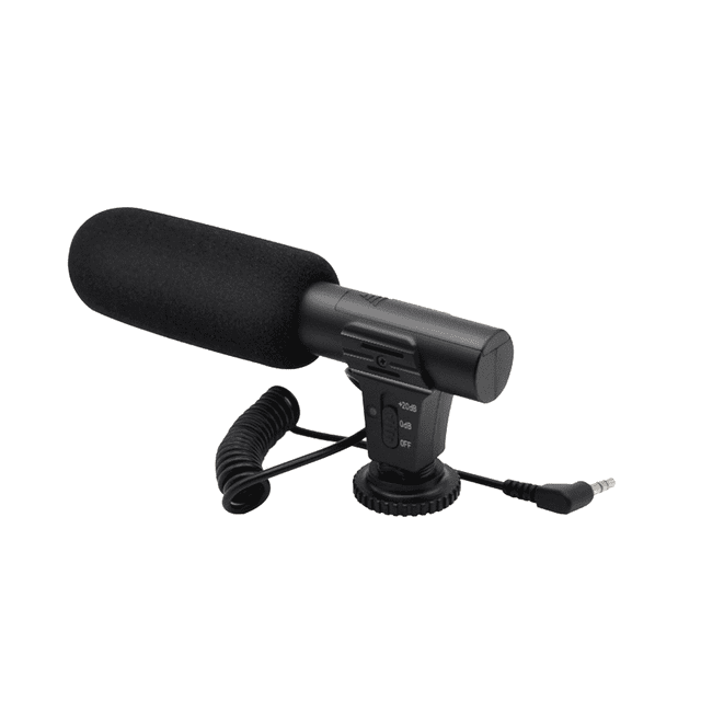 Micrófono para videocámara, micrófono para cámara DSLR, micrófono para fotografía profesional, micrófono para entrevistas, reducción de ruido