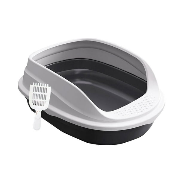 GROWTH TANK Cats Litter Pan with High Sides Cat Small Dogs Bedpan for