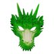 thumbnail image 4 of Máscara de dragón 3D, accesorios realistas, máscara de cabeza de dragón 3D de fantasía, máscara de animal aterrador para Verde blanco, 4 of 9