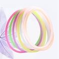 thumbnail image 3 of 50Pcs Children Neon Rainbow Assorted Color Jelly Bracelets Birthday Party Favors Gifts (Random Color), 3 of 9