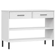 thumbnail image 4 of vidaXL Console Armoire Buffet Rangement avec Pieds en Métal Bois Massif Pin OSLO, 4 of 6