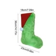 thumbnail image 3 of Xuniizn Christmas Stockings Bulk, Assorted Festive Xmas Stockings for Fireplace Mantel Decor, Traditional Holiday Ornaments, Christmas Decorations for Home, Polyester, Green, 3 of 6