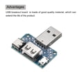 thumbnail image 4 of 10Pcs 4Pin USB Adapter Board Micro Type-C Male to Female Sockets  Adapter Board, 4 of 4
