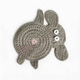 thumbnail image 2 of Posavasos de ganchillo con forma de perro, tela suave y absorbente, protege las superficies de derrames, ideal para tazas, vasos, cocina, sala de estar u oficina., 2 of 7