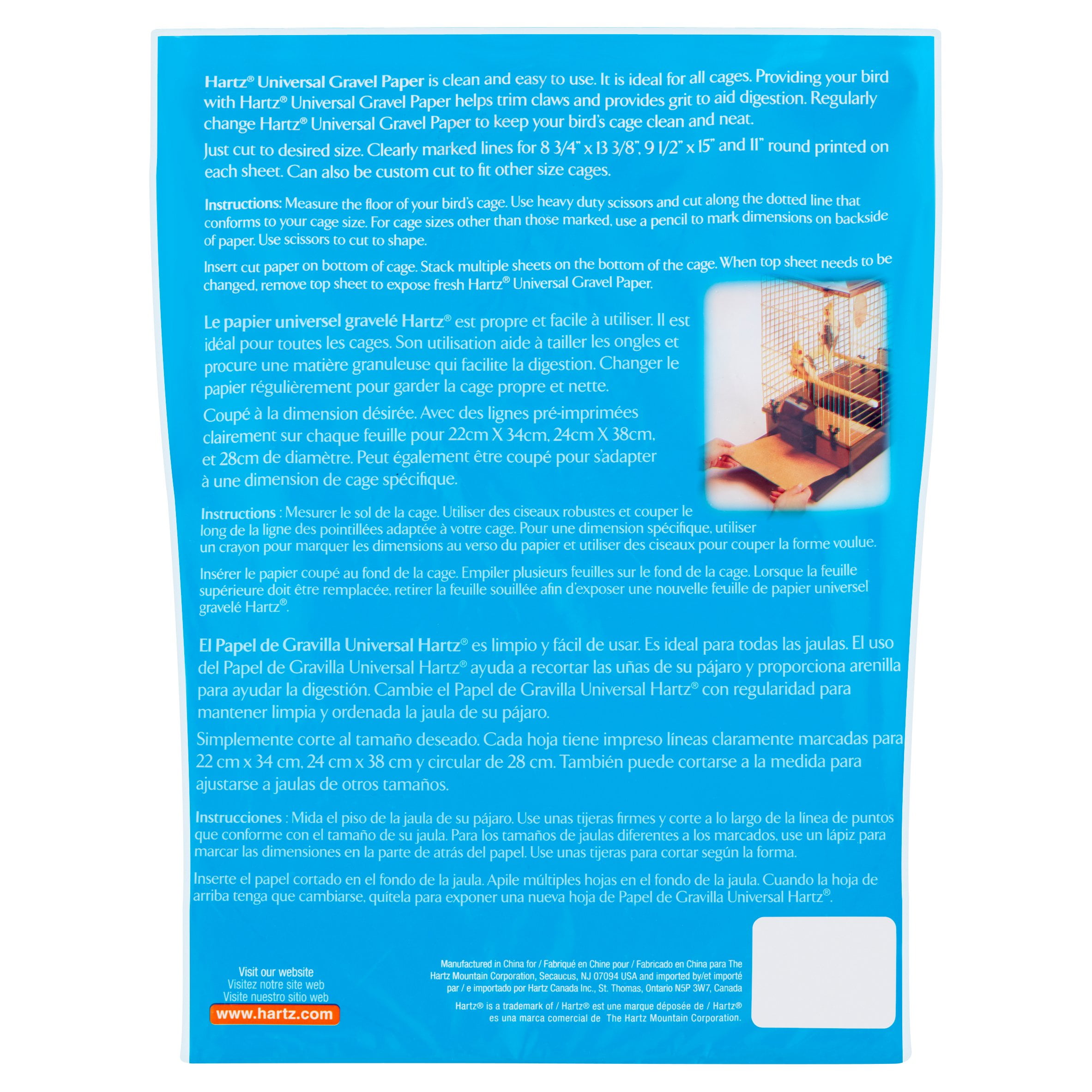 Hartz Gravel Paper - 9 CT