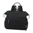 thumbnail image 2 of Bolsa de pañales para bebés, bolsa de viaje para niños y niñas, bolsa de transporte de gran capacidad, bolsa de pañales Negro, 2 of 8