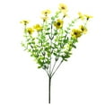 thumbnail image 1 of ZOELNIC 6PCS Artificial Flower Simulated Easy Care Plastic Assorted Violet Fake Flower Decor for Home,Yellow, 1 of 8