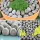 thumbnail image 4 of Xihbxyly Adoquines de Resina, Marrón Claro con Lunares Blancos, Piedras Decorativas para Paisajismo, Diseño de Textura Único, Uso Multifuncional para Macetas o Escritorios, Fácil de Limpiar, Juego de, 4 of 7