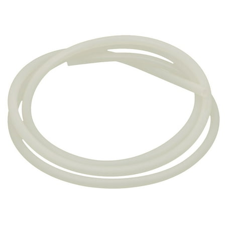 2.5mm x 5mm Food Grade Beige Silicone Tube Water Air Pump Hose Pipe 1M
