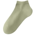 thumbnail image 4 of LYEAA Ankle Socks for Men Summer Breathable Comfortable Low Cut Socks Solid Stretchy Workout Crew Socks, 4 of 5