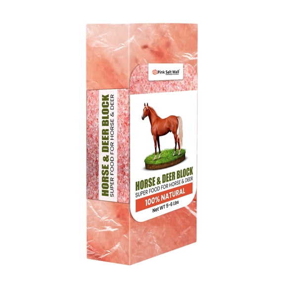 Pink Salt Wall Himalayan Salt Blocks for Deer, Horses & Pets