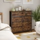 thumbnail image 1 of Drawer Storage Unit, Chest of Drawers for Bedroom, Closet, 9 Fabric Drawers, Rustic Brown and Black, 1 of 7