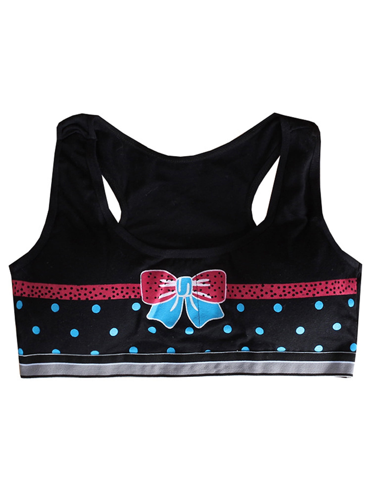 HTRIBE Kids Girls Child Comfy Lingerie Bra Crop Tops Underwear Teenage