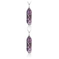 thumbnail image 3 of kurtrusly Hexagon Column Charm Exquisite Women Men Handmade Gifts Hanging Pendants Pointed Colorful Crystal Chain Earring 2Set, 3 of 6