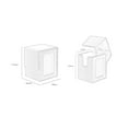 thumbnail image 4 of DYNWAVECA Trading Card Deck Box Card Gathering Deck Case Album Display Container Portable Easy Access Card Organizer Box Card Deck Case Blue Lining, 4 of 10