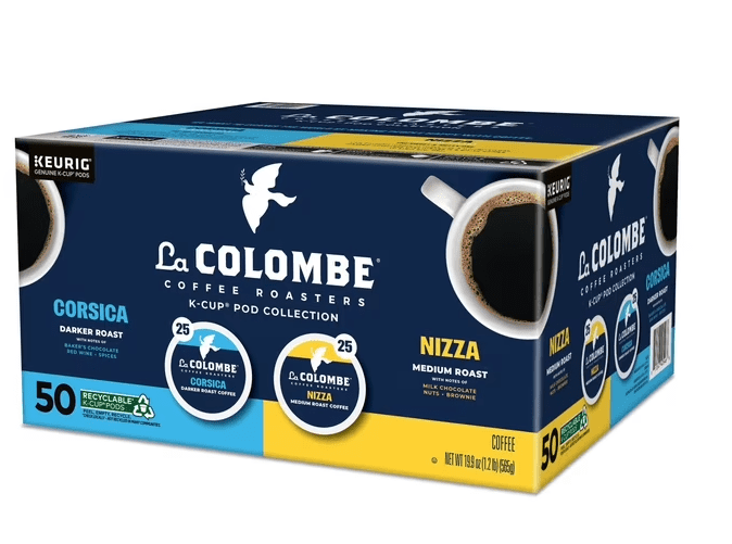 La Colombe Coffee Roasters Medium-Dark Roast Coffee Pods Variety Pack 50 ct