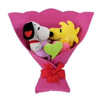 Peanuts Valentine's Gift: Snoopy and Woodstock Plush Stuffed