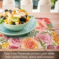 thumbnail image 3 of CounterArt "Full Bloom" 4-Pack Reversible Flexible Plastic Tabletop Placemats, 3 of 8