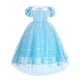 thumbnail image 5 of Disney disfraz de Frozen para niña, Reina de la nieve, vestido de princesa Elsa, Anna, melocotón, Cenicienta, Cosplay, Carnaval, vestidos de fiesta de cumpleaños, Rapunzel, 5 of 5