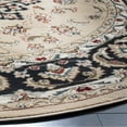 thumbnail image 2 of SAFAVIEH Lyndhurst Harper Traditional Bordered Area Rug, Cream/Anthracite, 7' x 7' Round, 2 of 5